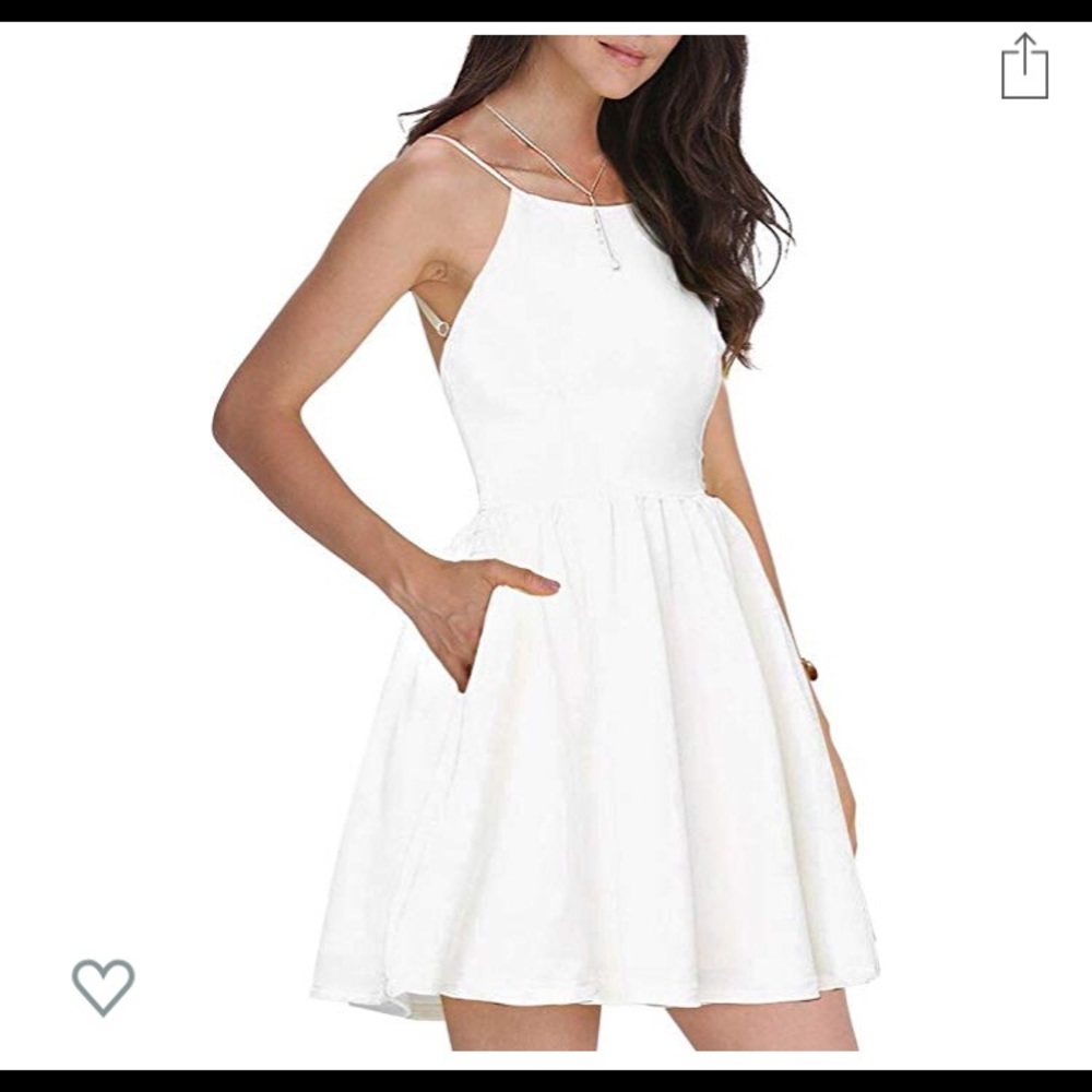 Women sexy spaghetti strap casual dress